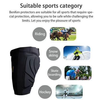 Skating Ski Butt Pads Snowboarding Impact Shorts Hip Protecto