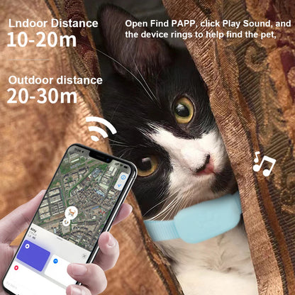 For iOS Mini GPS Tracker Battery Operated Animal Tracking Movement Alert Collar