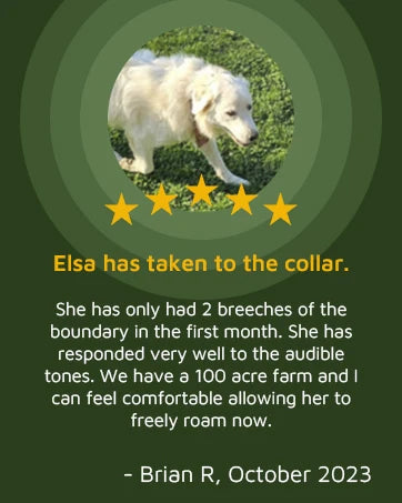 GPS Dog Fence, App Based Wireless Dog Fence Collar, Waterproof, Accurate & Reliable GPS Dog Fence