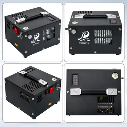 4500Psi 300Bar Portable PCP Air Compressor  High Pressure Car Pump with 12V Power Adap