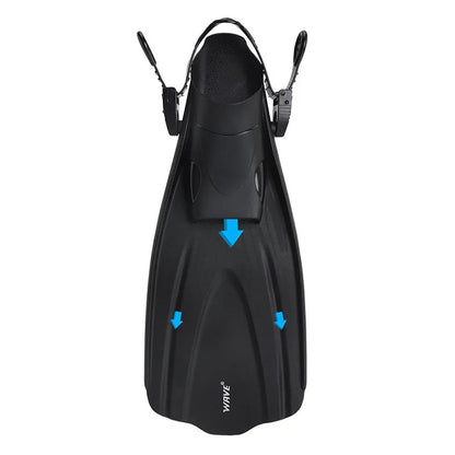 Adjustable Short Adult Snorkel Foot Swimming Flippers