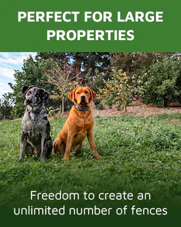 GPS Dog Fence, App Based Wireless Dog Fence Collar, Waterproof, Accurate & Reliable GPS Dog Fence