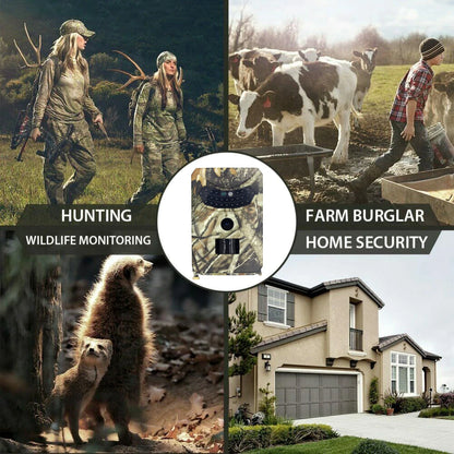 Outdoor Hunting Camera Surveillance 12MP Night Vision Trail Cameras
