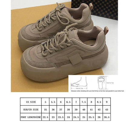 Female Winter Chunky Sneakers Boots Fashion