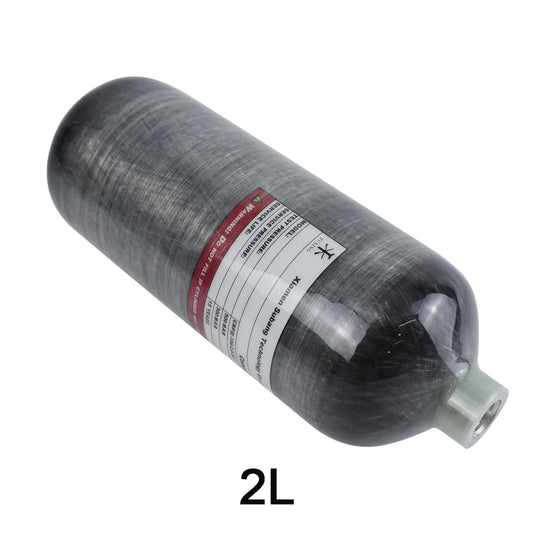 Mini Diving Tank 4500Psi 300Bar Carbon Fiber Cylinder Scuba High Pressure Air Tanks for Firefighting M18*1.5