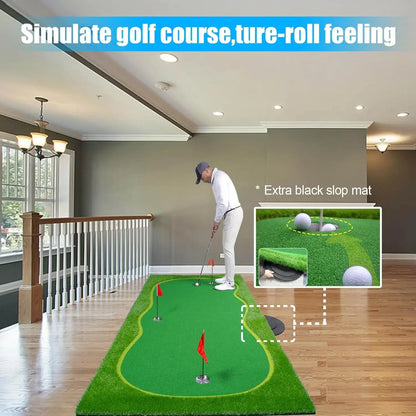 Green/Mat-Golf Training Mat- Professional Golf Practice Mat