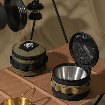 Portable Camping Bowl Bag Waterproof Tableware