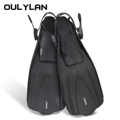 Adjustable Short Adult Snorkel Foot Swimming Flippers