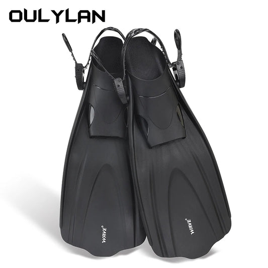 Adjustable Short Adult Snorkel Foot Swimming Flippers