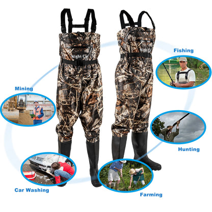 Waders Men with Boots for Fishing  Hunting Well