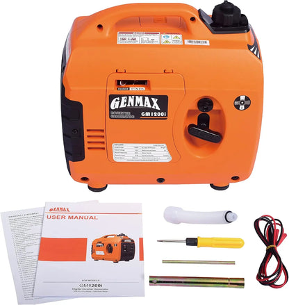 Portable Generator 1200W Ultra-Quiet Gas Engine