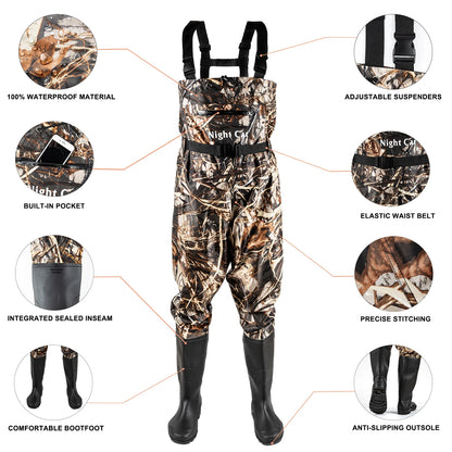Waders Men with Boots for Fishing  Hunting Well