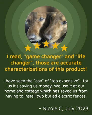 GPS Dog Fence, App Based Wireless Dog Fence Collar, Waterproof, Accurate & Reliable GPS Dog Fence