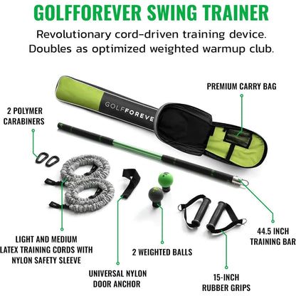 Golf Swing Trainer Aid Full Swing | Official Golf Fitness System of PGA