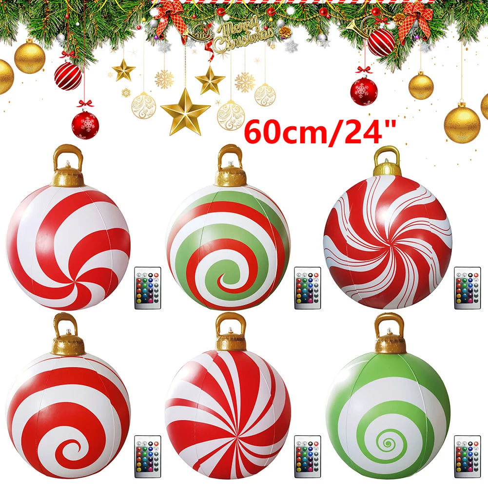60CM PVC Inflatable Christmas Ball
