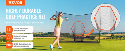 Golf Practice Hitting Net, Huge 10.8x7ft Golf Net,
